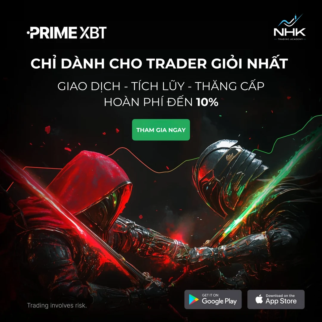 PrimeXBT × NHK: Chỉ dành cho trader giỏi nhất, hoàn phí đến 10%, tham gia ngay