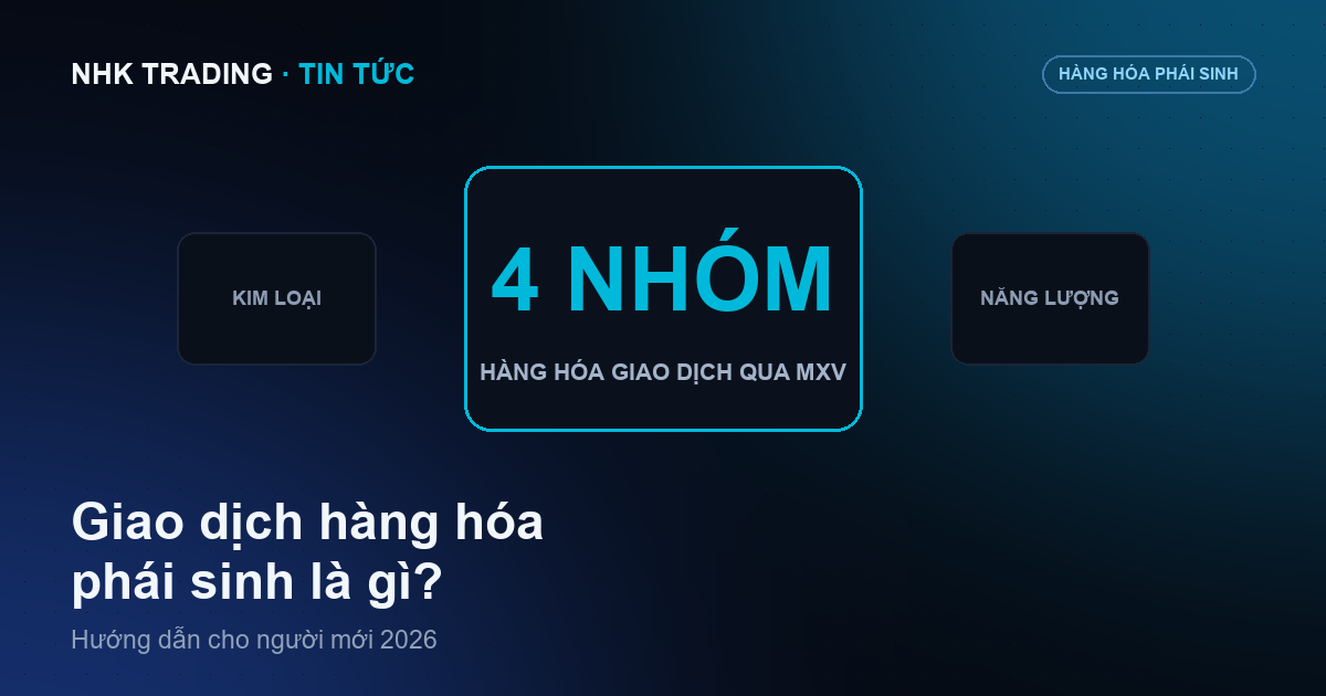 Giao dịch hàng hóa phái sinh là gì, hướng dẫn cho người mới 2026