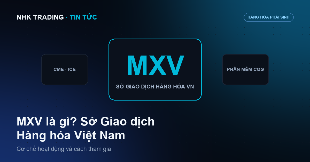 MXV là gì, Sở Giao dịch Hàng hóa Việt Nam: cơ chế hoạt động và cách tham gia