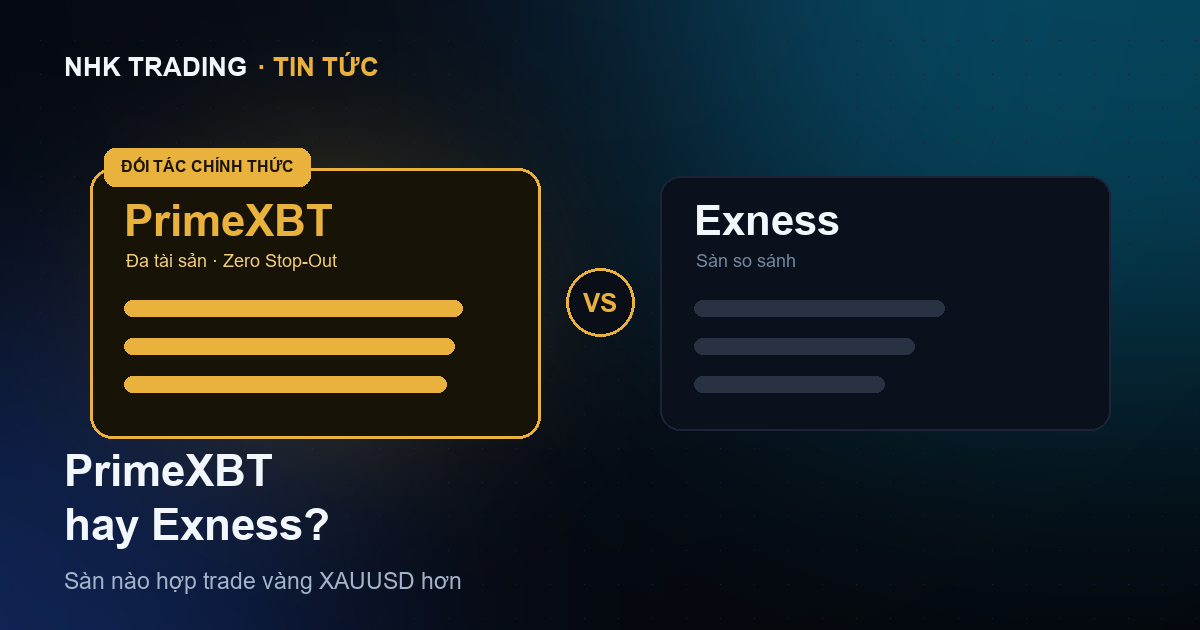 So sánh PrimeXBT vs Exness cho người trade vàng XAUUSD