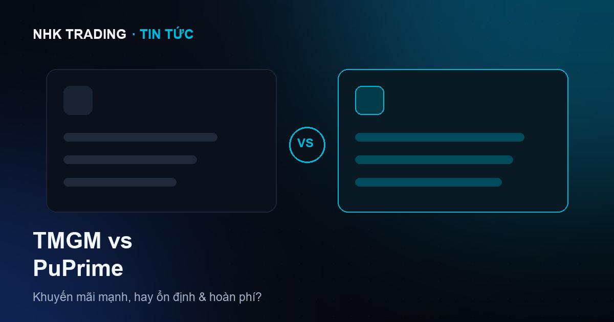 So sánh sàn TMGM và PuPrime cho trader vàng