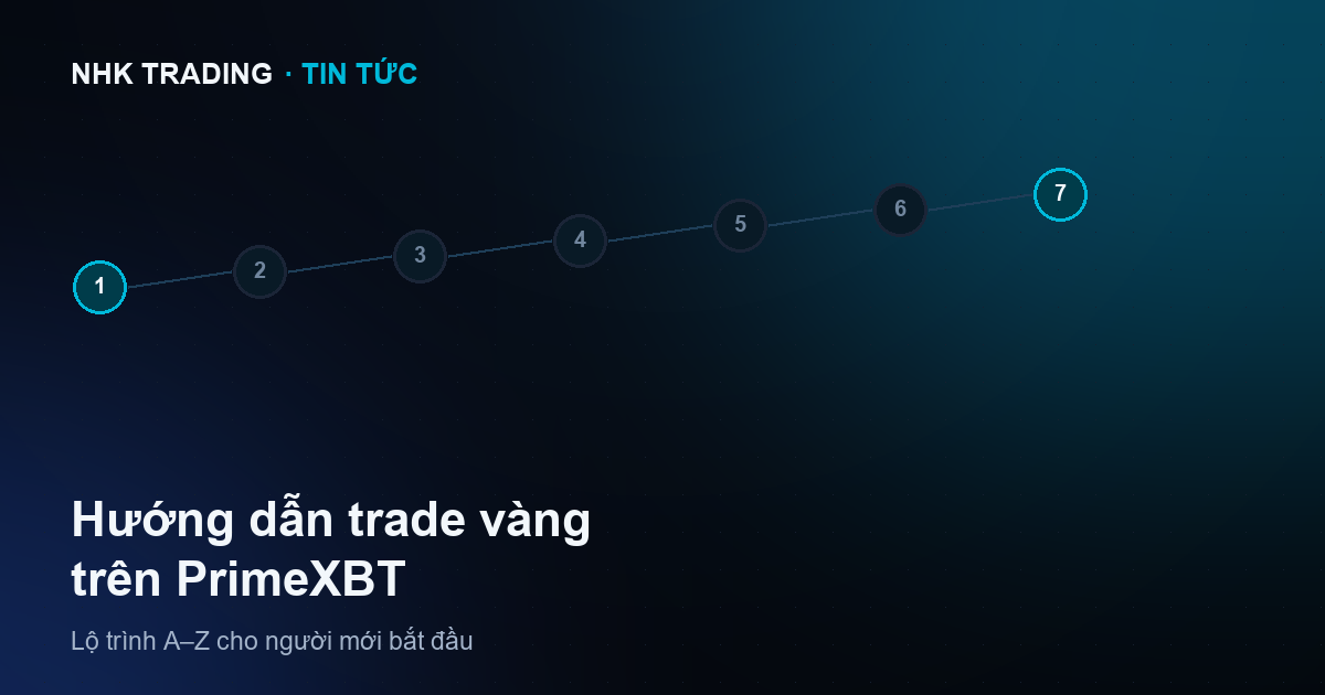 Hướng dẫn trade vàng XAUUSD trên PrimeXBT cho người mới A đến Z