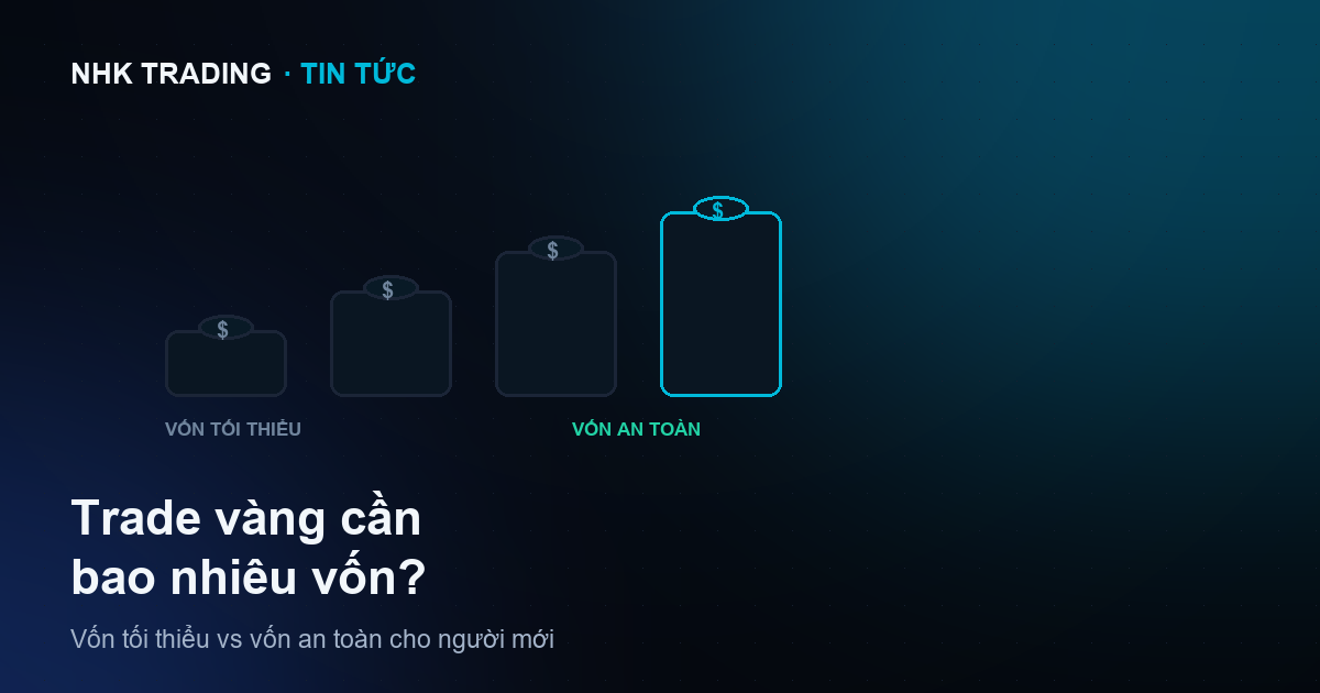 Trade vàng cần bao nhiêu vốn — hướng dẫn cho người mới ít tiền